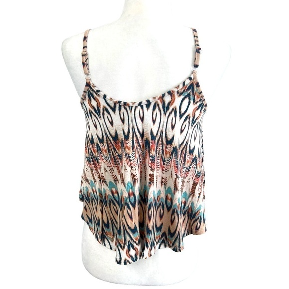 American Rag Tribal Adjustable Spaghetti Strap Top - Size Small - Picture 4 of 8
